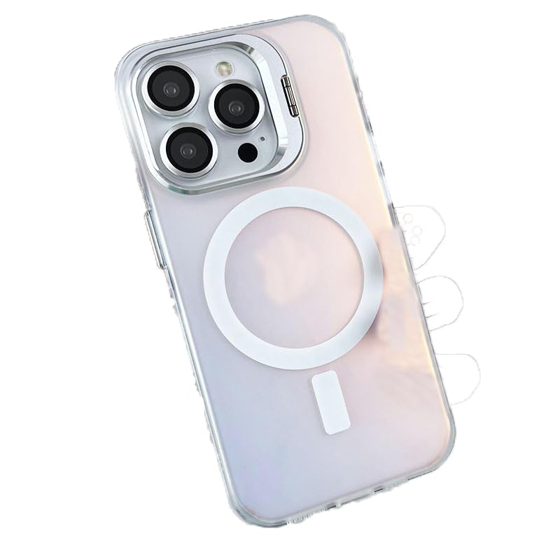 ZORBES Compatible with iPhone 16 Pro Phone Case with Nylon Lanyard for iPhone 16 Pro Support MagSafe Fashion Translucent Magnetic Phone Case with 2 in 1 Folding Camera Protective Frame Phone Holder ZORBES Compatible with iPhone 16 Pro Phone Case with Nylon Lanyard for iPhone 16 Pro Support MagSafe Fashion Translucent Magnetic Phone Case with 2 in 1 Folding Camera Protective Frame Phone Holder